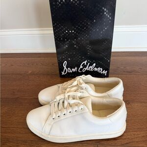 Sam Edelman Classic White women’s Sneakers worn twice